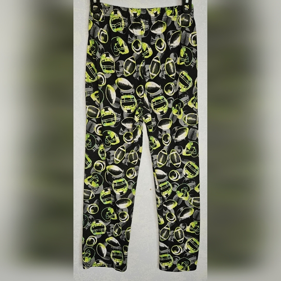 CHILDRENS PLACE Boys Football Print Pajama Pants XL 14/16 - Picture 3 of 3